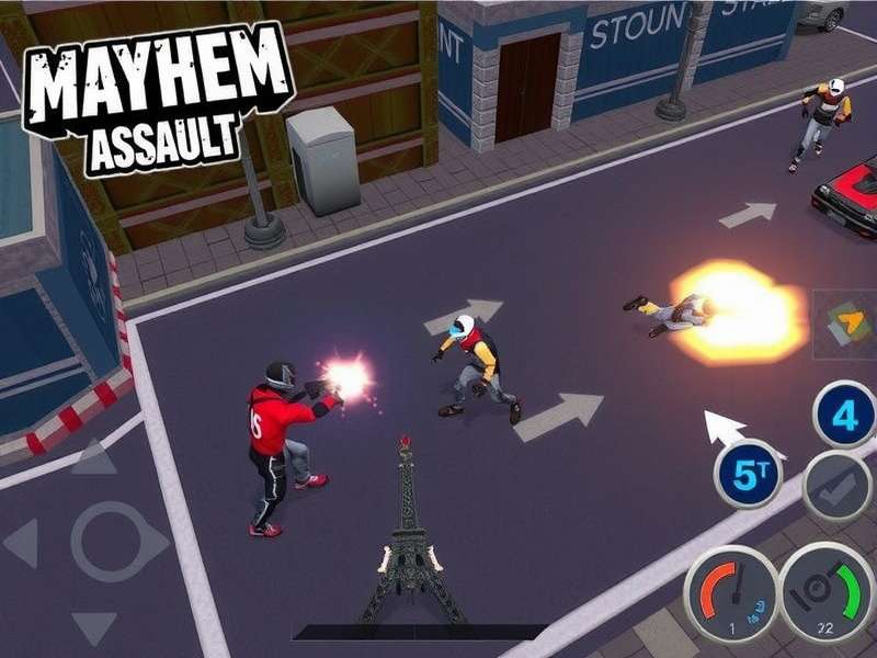 Mayhem Street Assault Gameplay Screenshot